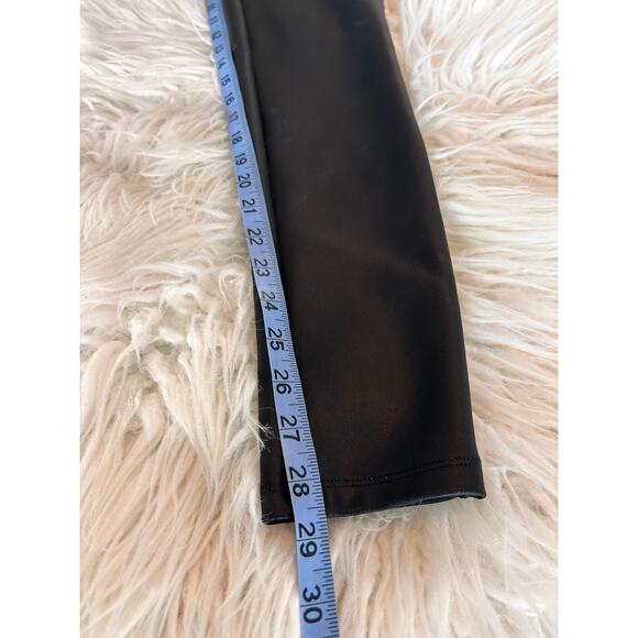 Express Women's Faux Suede Stretch Elastic Waist Skinny Leggings Black‎ SZ Small - Picture 11 of 11